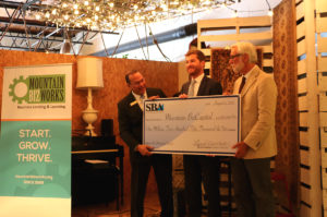 Mountain BizWorks receiving SBA check